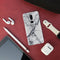 Light Grey Marble Pattern Mobile Case Cover For Oneplus 6