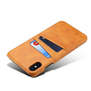 Brown Leather Mobile Cover for Iphone X