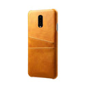 Brown Leather Mobile Cover for Oneplus 7