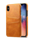 Brown Leather Mobile Cover for Iphone X