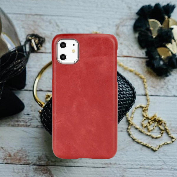 real Leather Case for Iphone 11