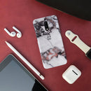 White & Black Marble Pattern Mobile Case Cover For Oneplus 7