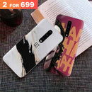 Combo Offer On Joker And Marble Pattern Mobile Case For Oneplus 7 Pro ( Pack Of 2 )