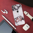 White & Black Marble Pattern Mobile Case Cover For Iphone 6