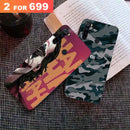 Combo Offer On Joker And Green Camo Pattern Mobile Case For Redmi Note 8 ( Pack Of 2 )