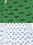 Dazzelz Men Pack Of Two Printed Swim Boxer For Men