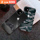 Combo Offer On Biker And Green Camo Pattern Mobile Case For IPhone 11 ( Pack Of 2 )
