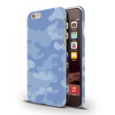 Blue and White Camouflage Printed Slim Cases and Cover for iPhone 6