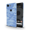 Blue and White Camouflage Printed Slim Cases and Cover for Pixel 3