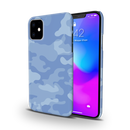 Blue and White Camouflage Printed Slim Cases and Cover for iPhone 11