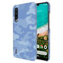 Blue and White Camouflage Printed Slim Cases and Cover for Redmi A3