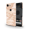Cream and White Camouflage Printed Slim Cases and Cover for Pixel 3