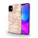 Cream and White Camouflage Printed Slim Cases and Cover for iPhone 11
