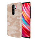 Cream and White Camouflage Printed Slim Cases and Cover for Redmi Note 8 Pro