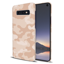 Cream and White Camouflage Printed Slim Cases and Cover for Galaxy S10E