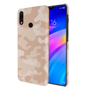 Cream and White Camouflage Printed Slim Cases and Cover for Redmi Note 7 Pro
