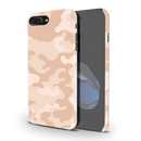 Cream and White Camouflage Printed Slim Cases and Cover for iPhone 8 Plus