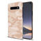 Cream and White Camouflage Printed Slim Cases and Cover for Galaxy S10