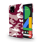 Maroon and White Camouflage Printed Slim Cases and Cover for Pixel 4 XL