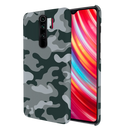 Olive Green and White Camouflage Printed Slim Cases and Cover for Redmi Note 8 Pro