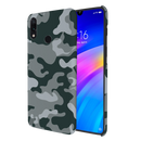 Olive Green and White Camouflage Printed Slim Cases and Cover for Redmi Note 7 Pro