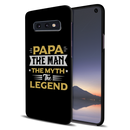 Papa the legend Printed Slim Cases and Cover for Galaxy S10E