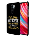 Papa the legend Printed Slim Cases and Cover for Redmi Note 8 Pro