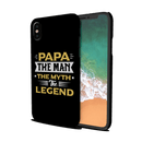 Papa the legend Printed Slim Cases and Cover for iPhone X