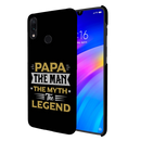 Papa the legend Printed Slim Cases and Cover for Redmi Note 7 Pro