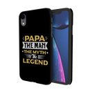 Papa the legend Printed Slim Cases and Cover for iPhone XR