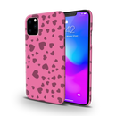 Pink Hearts Printed Slim Cases and Cover for iPhone 11 Pro