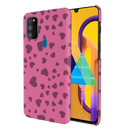 Pink Hearts Printed Slim Cases and Cover for Galaxy M30S