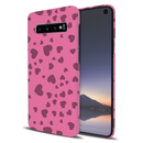 Pink Hearts Printed Slim Cases and Cover for Galaxy S10 Plus