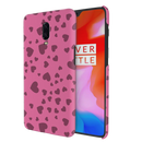 Pink Hearts Printed Slim Cases and Cover for OnePlus 6T