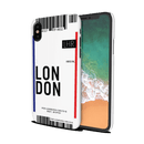 London Ticket Printed Slim Cases and Cover for iPhone X