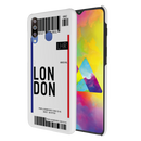 London Ticket Printed Slim Cases and Cover for Galaxy M30