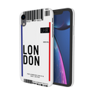 London Ticket Printed Slim Cases and Cover for iPhone XR