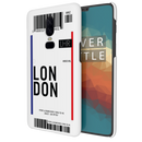 London Ticket Printed Slim Cases and Cover for OnePlus 6