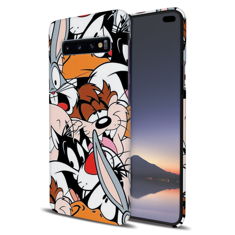Looney Toons pattern Printed Slim Cases and Cover for Galaxy S10 Plus