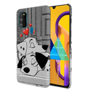 Dogs Love Printed Slim Cases and Cover for Galaxy M30S
