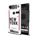 New York ticket Printed Slim Cases and Cover for Pixel 3 XL