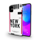 New York ticket Printed Slim Cases and Cover for iPhone 11