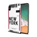 New York ticket Printed Slim Cases and Cover for iPhone X