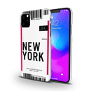 New York ticket Printed Slim Cases and Cover for iPhone 11 Pro Max