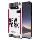 New York ticket Printed Slim Cases and Cover for Galaxy S10E