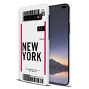 New York ticket Printed Slim Cases and Cover for Galaxy S10 Plus