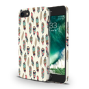 Feather pattern Printed Slim Cases and Cover for iPhone 8