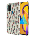 Feather pattern Printed Slim Cases and Cover for Galaxy M30S