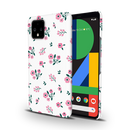 Pink florals Printed Slim Cases and Cover for Pixel 4