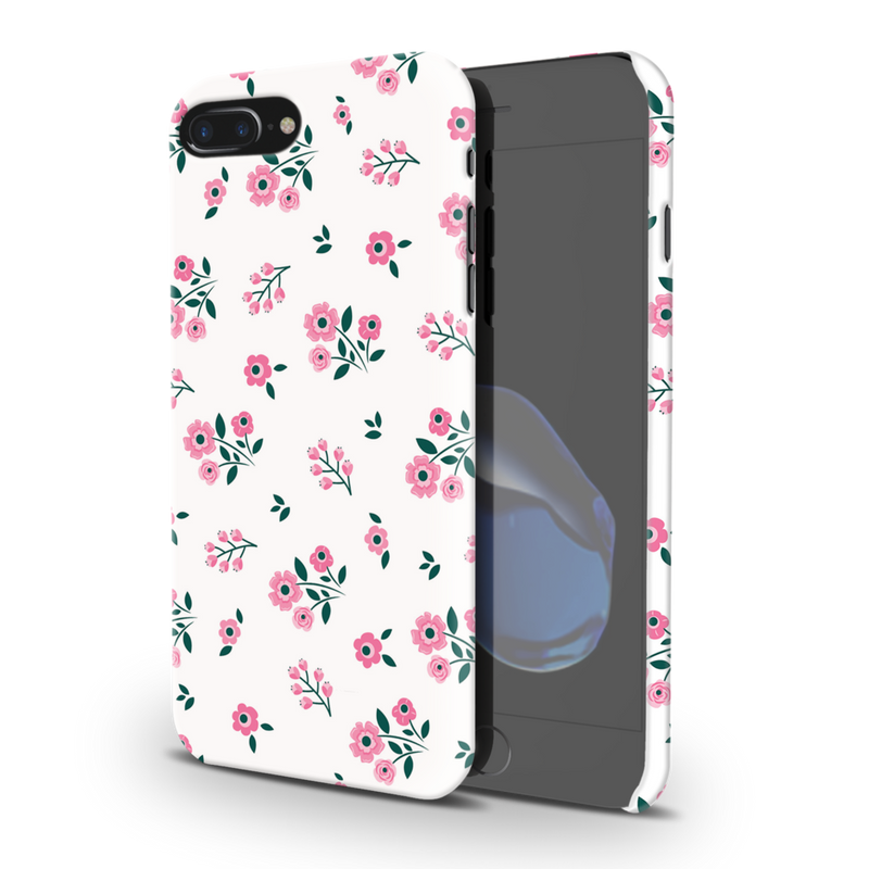 Pink florals Printed Slim Cases and Cover for iPhone 7 Plus